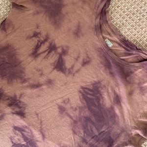 Pink tye dye tee